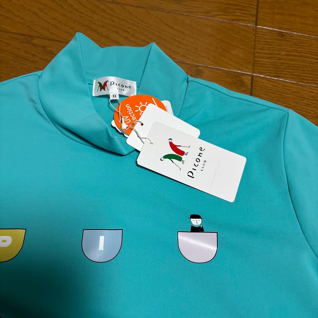 Picone レディースシャツ ミントグリーンのようなブルーⅡ