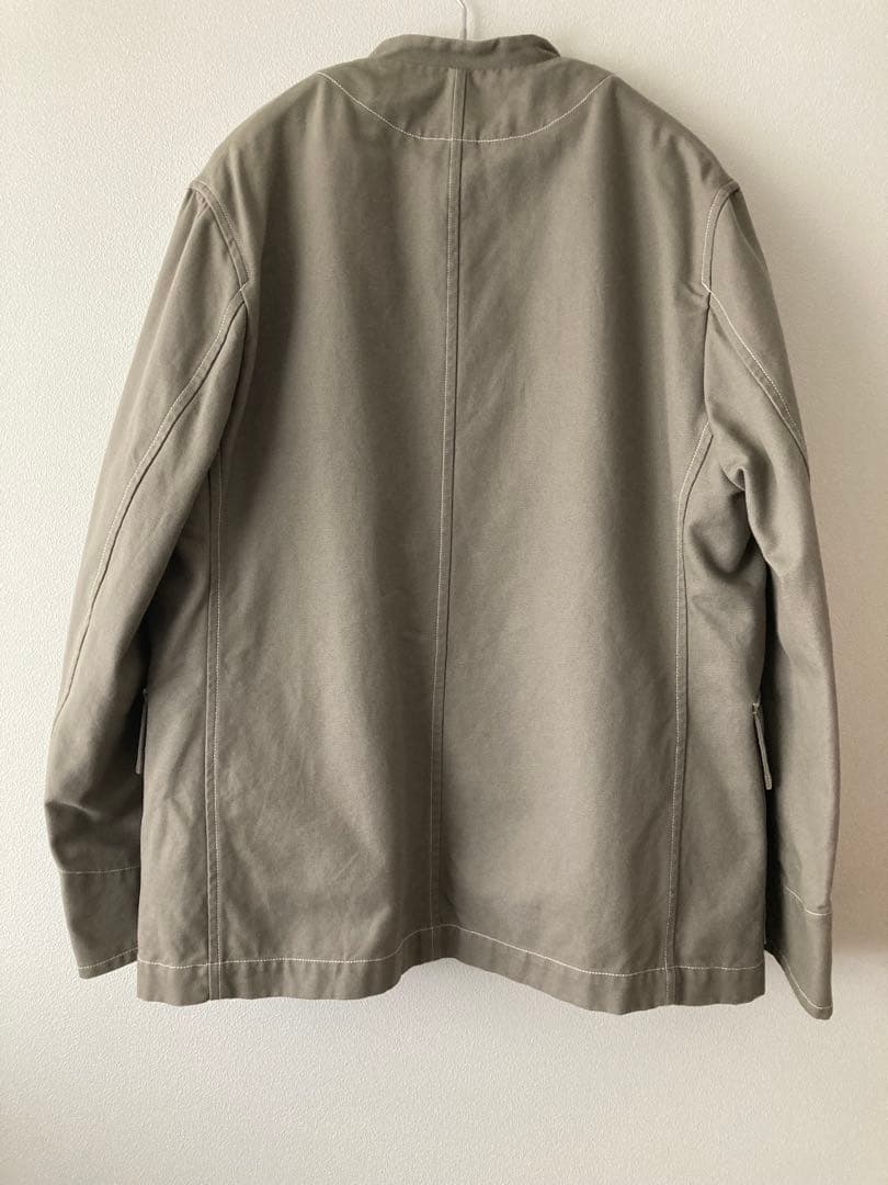 【LOLOLIKE /美品】ノーカラージャケット ボアベスト取り外し可付