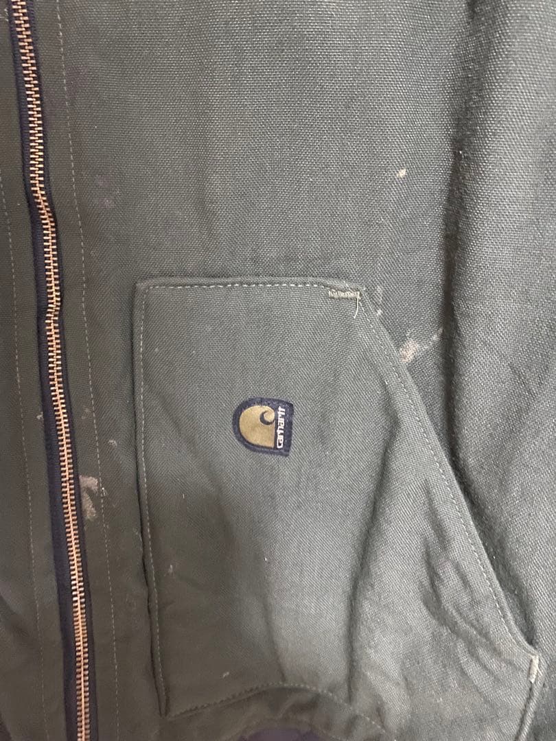 希少　USA製　Carhartt ダークグリーン　ダックベスト　カーハート❤️❤️❤️