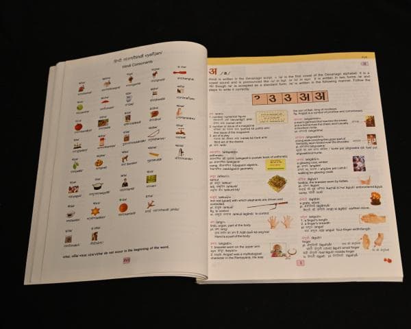 [稀少]ヒンディー語-英語学習辞書(イラスト入り)