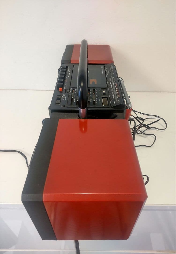 【希少】 SONY CFS-700 STEREO ラジカセ キューブリック