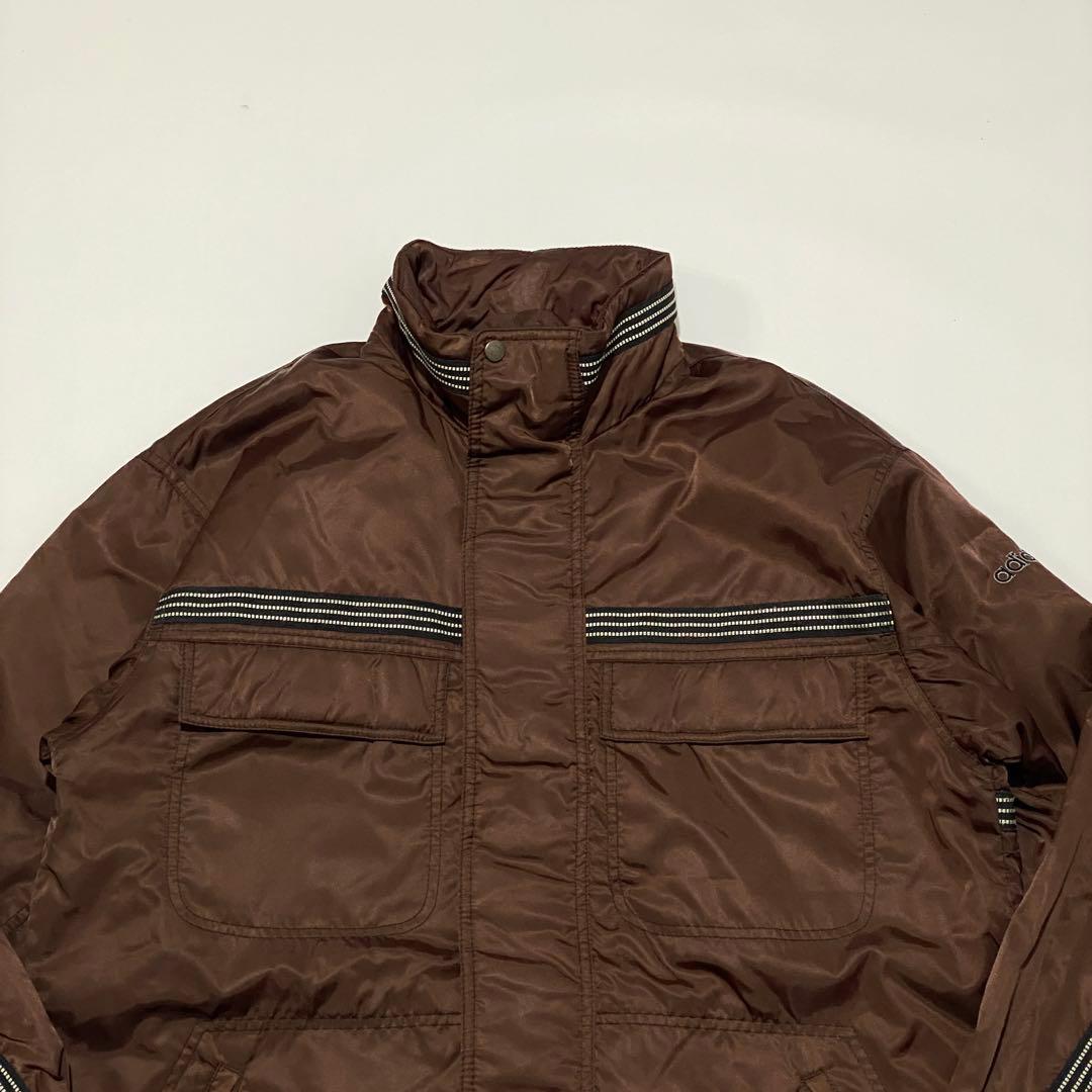 90’s ビンテージ デサント製 アディダス ナイロンジャケット 中綿