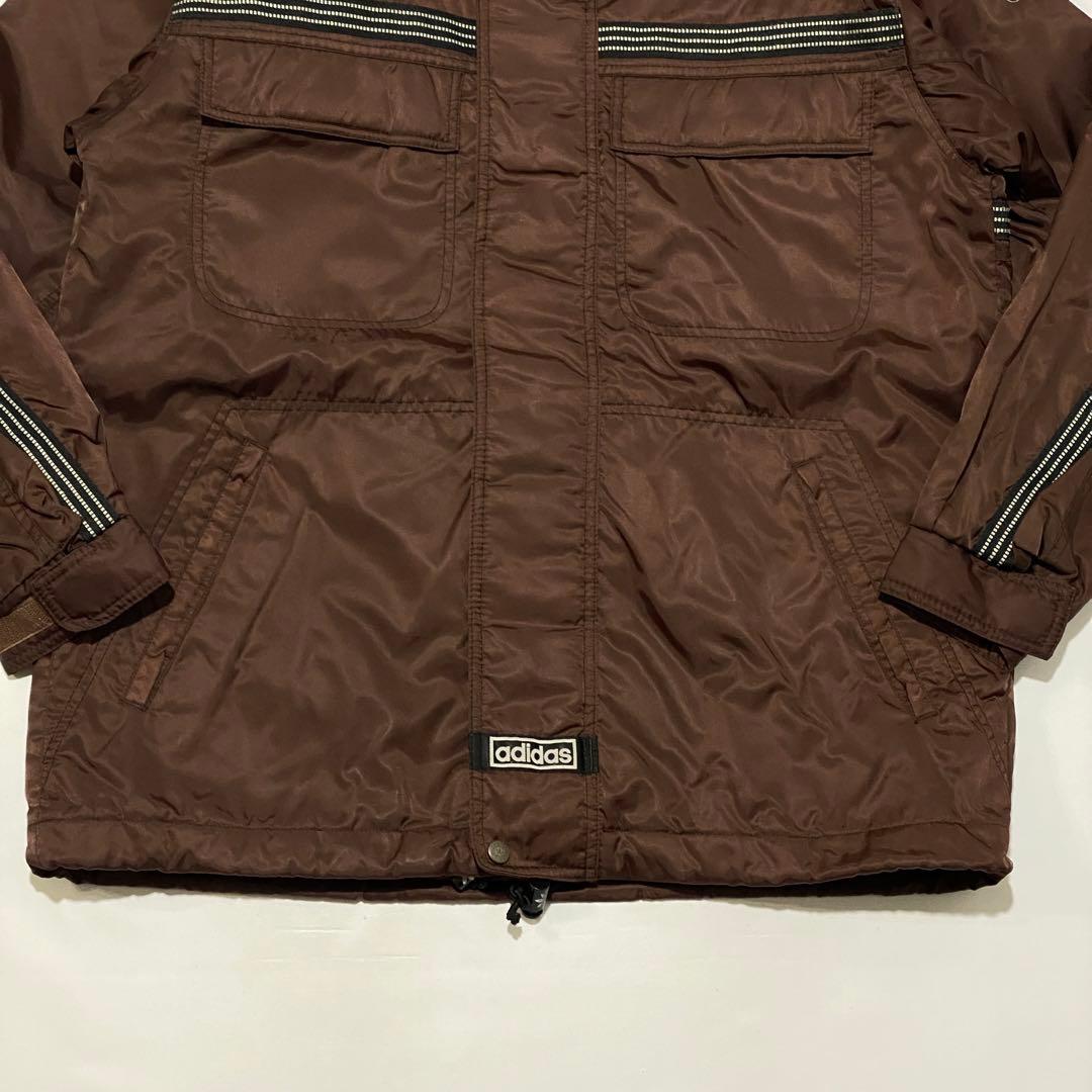 90’s ビンテージ デサント製 アディダス ナイロンジャケット 中綿