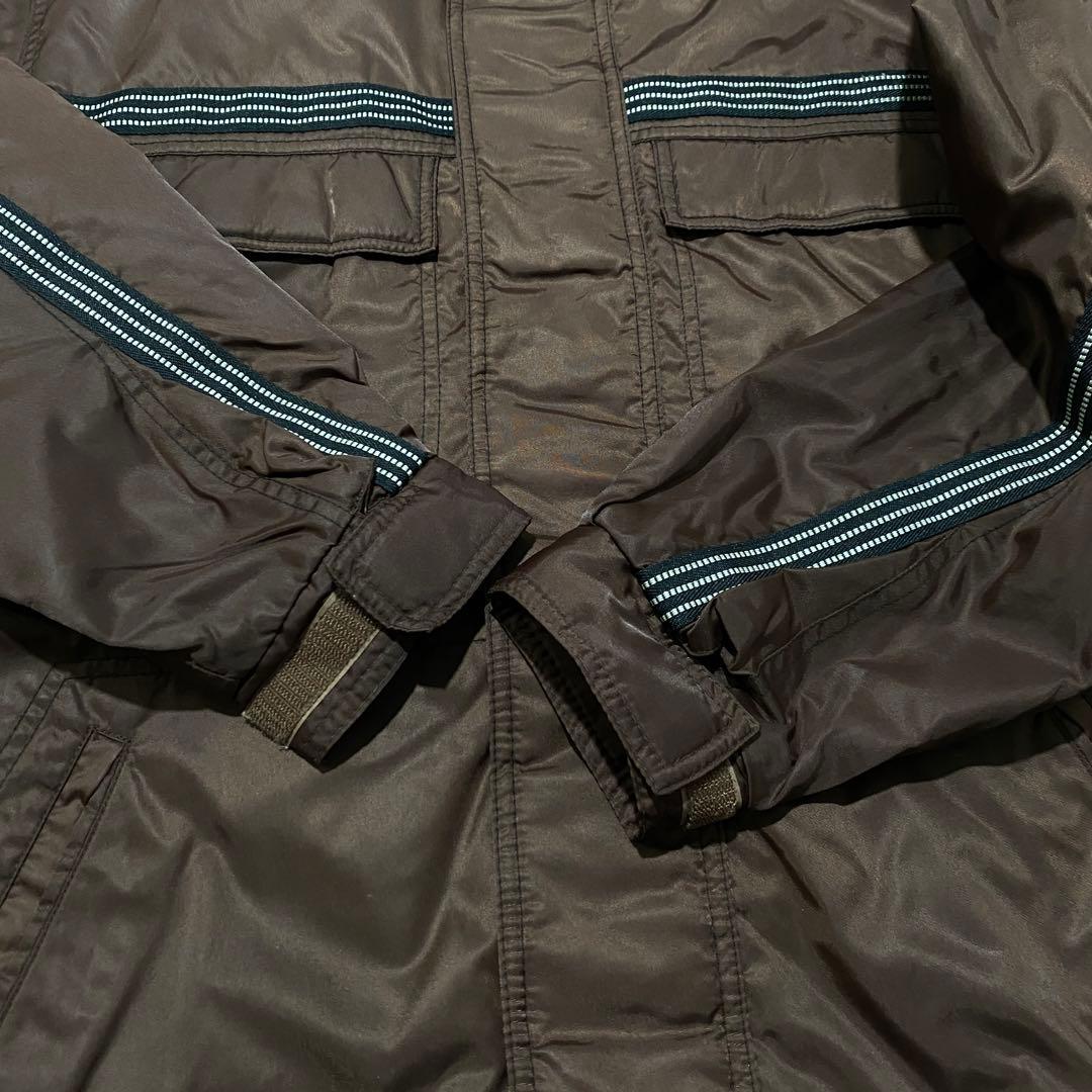 90’s ビンテージ デサント製 アディダス ナイロンジャケット 中綿