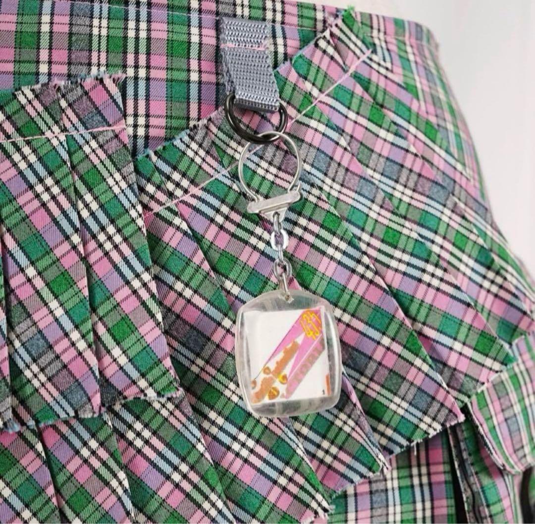 rurumu: pleats rolled mini skirt 巻きスカート