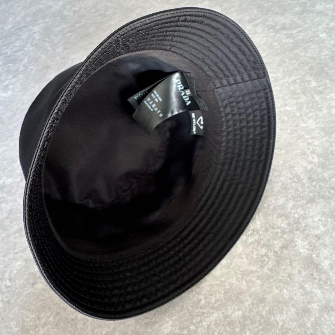 PRADA ブラック バケットハット XL
