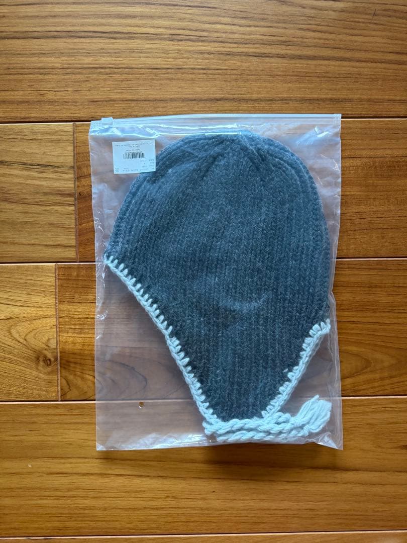 【新品】TODAYFUL Ear flap Knitcapグレー