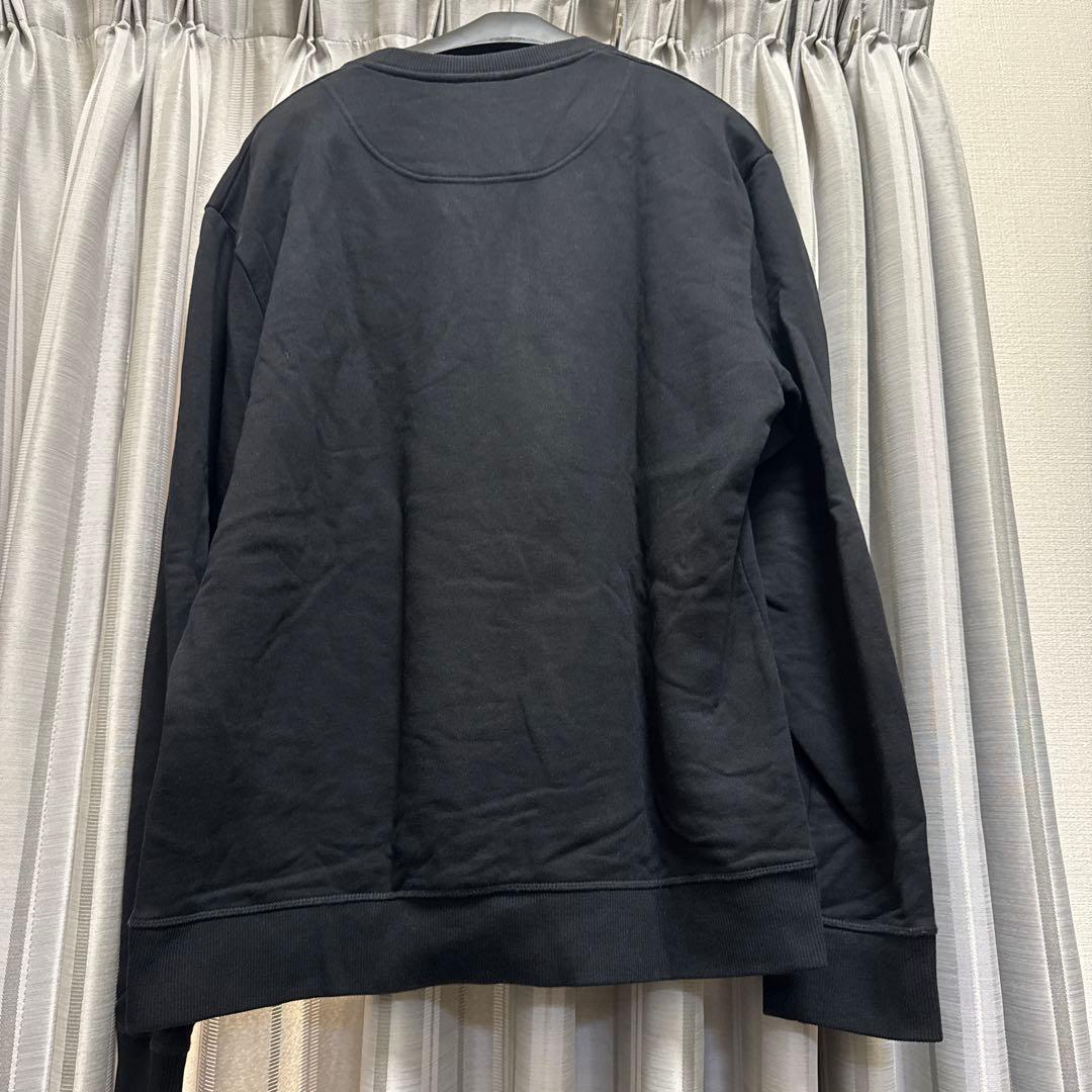 KENZO ブラック スウェットトレーナー ロゴ刺繍