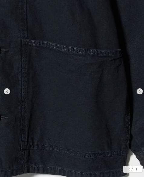 【25AW】H BEAUTY&YOUTH フェードレザーカラーカバーオールOvy