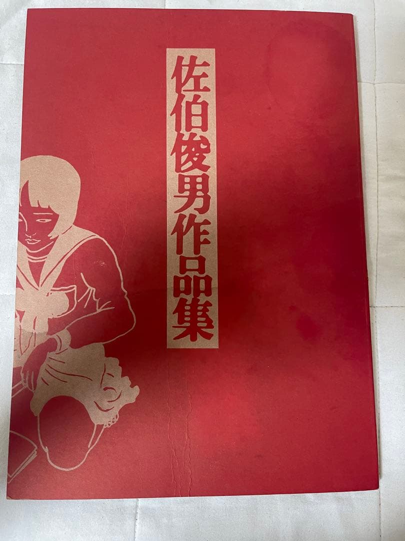 佐伯俊男作品集　學藝書林版　シミ、破れあり