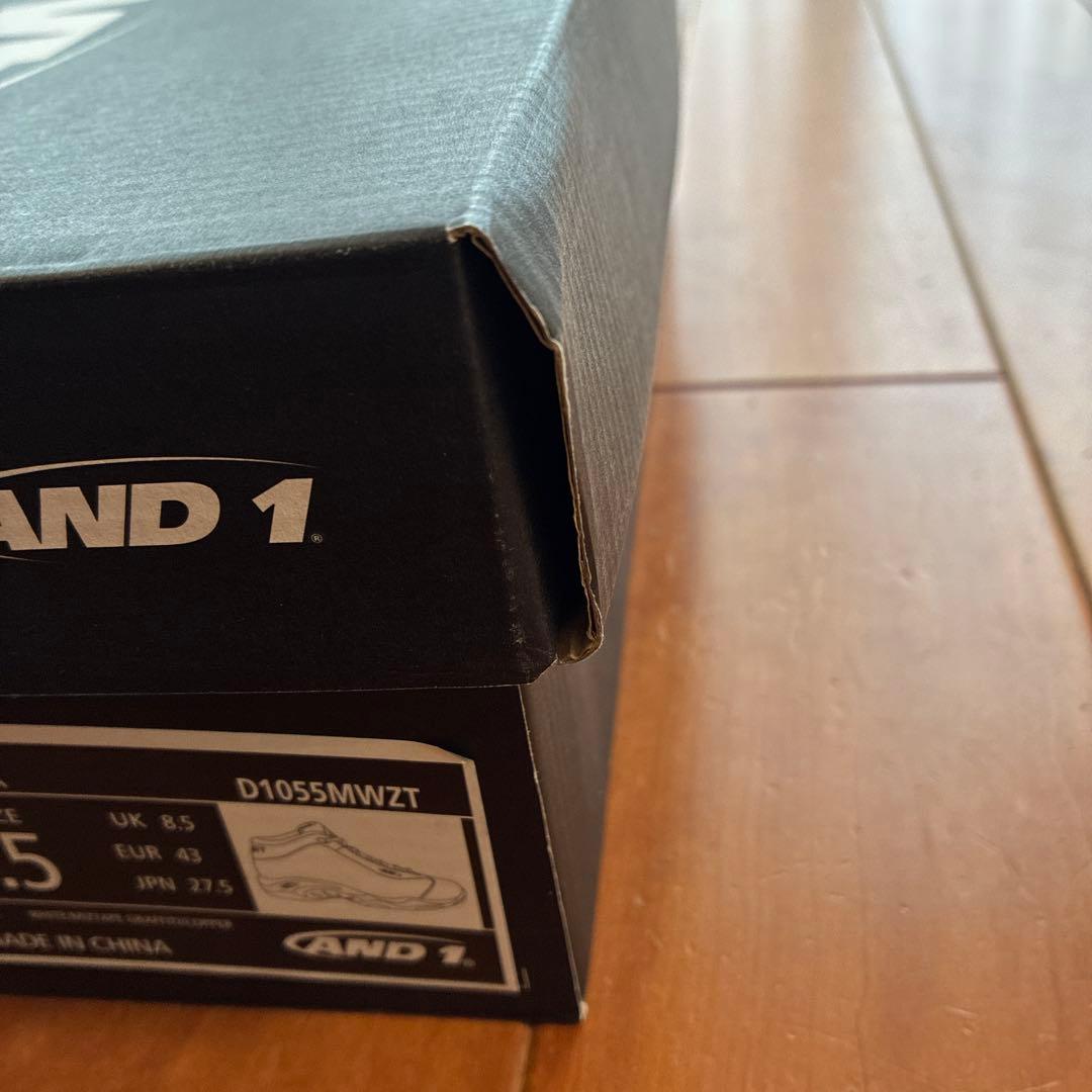 【新品未使用】AND1 バッシュ27.5cm タイチミッド