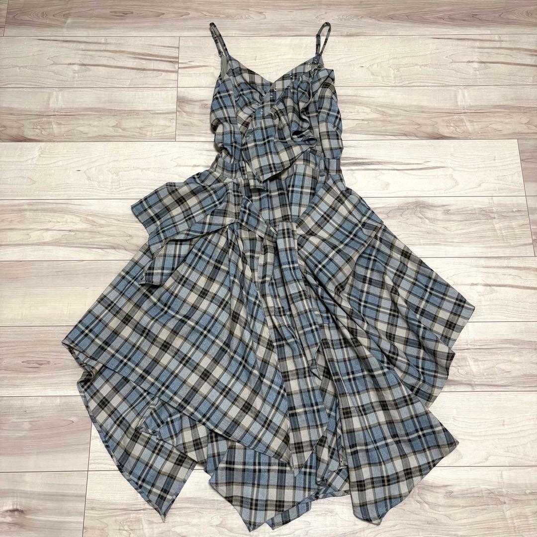 ASYMMETRY HEM CAMI ロングワンピース SLY