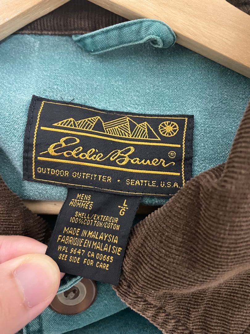 n*o様 80s 90s Eddie Bauer 黒タグ 後期 カバーオール タ