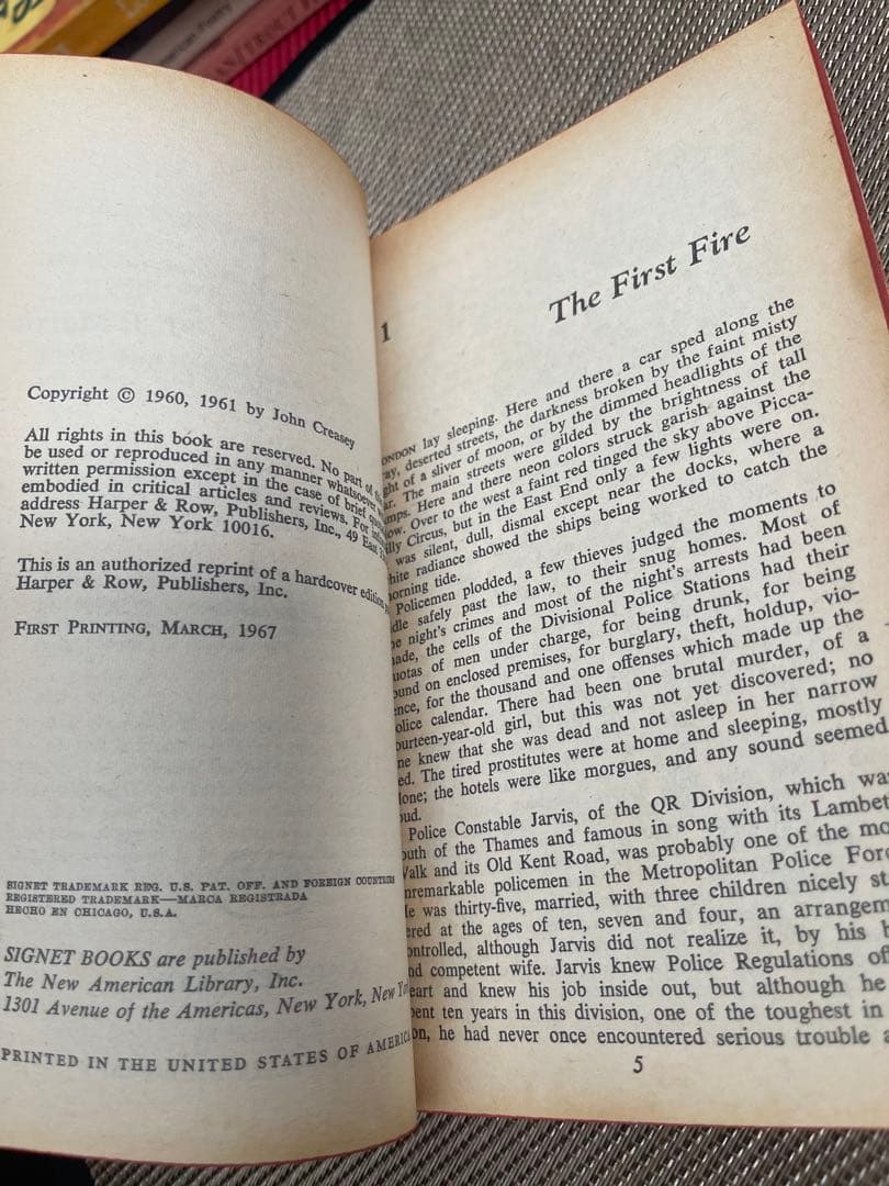 希少　Gideon's Fire J.J. Marric