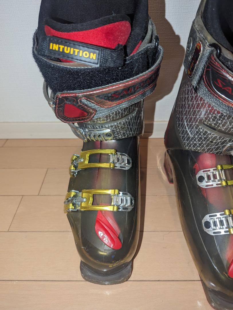 サロモン エナジャイザー 110 スキーブーツ メンズ 26.5cm 赤 中古