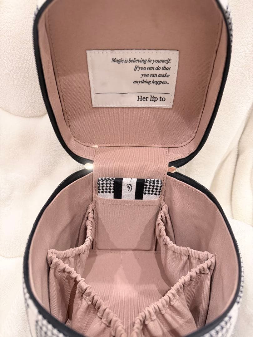 バッグ Herlipto Jacquard Vanity Bag (silver)