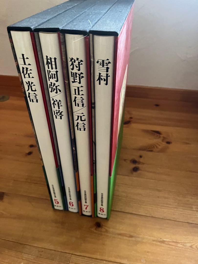 【初版】日本美術絵画全集（全25巻）　５巻〜８巻