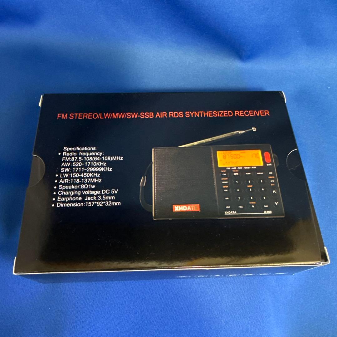 【USB Type-C】XHDATA D-808 BCLラジオ