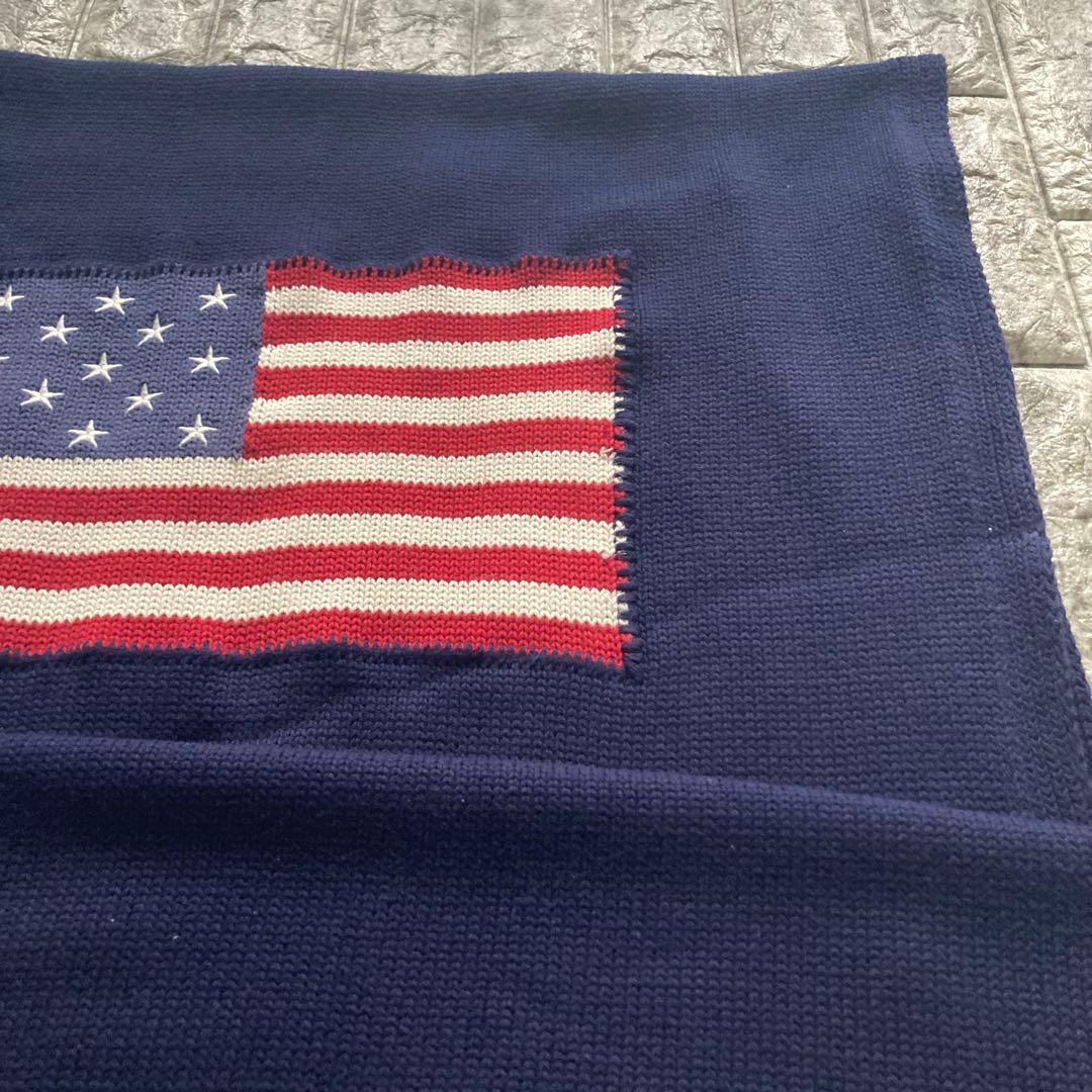 ラルフローレン アメリカ国旗 星条旗 ブランケット