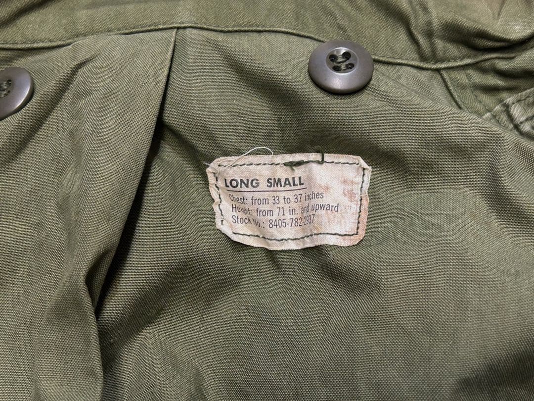 アルミジッパー 60s ビンテージ USARMY M-65 ジャケット S