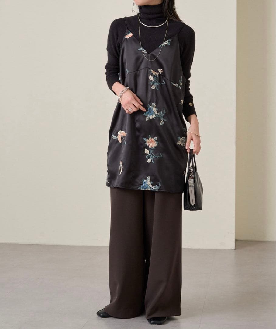 Omekashi レイヤードキャミチュニック