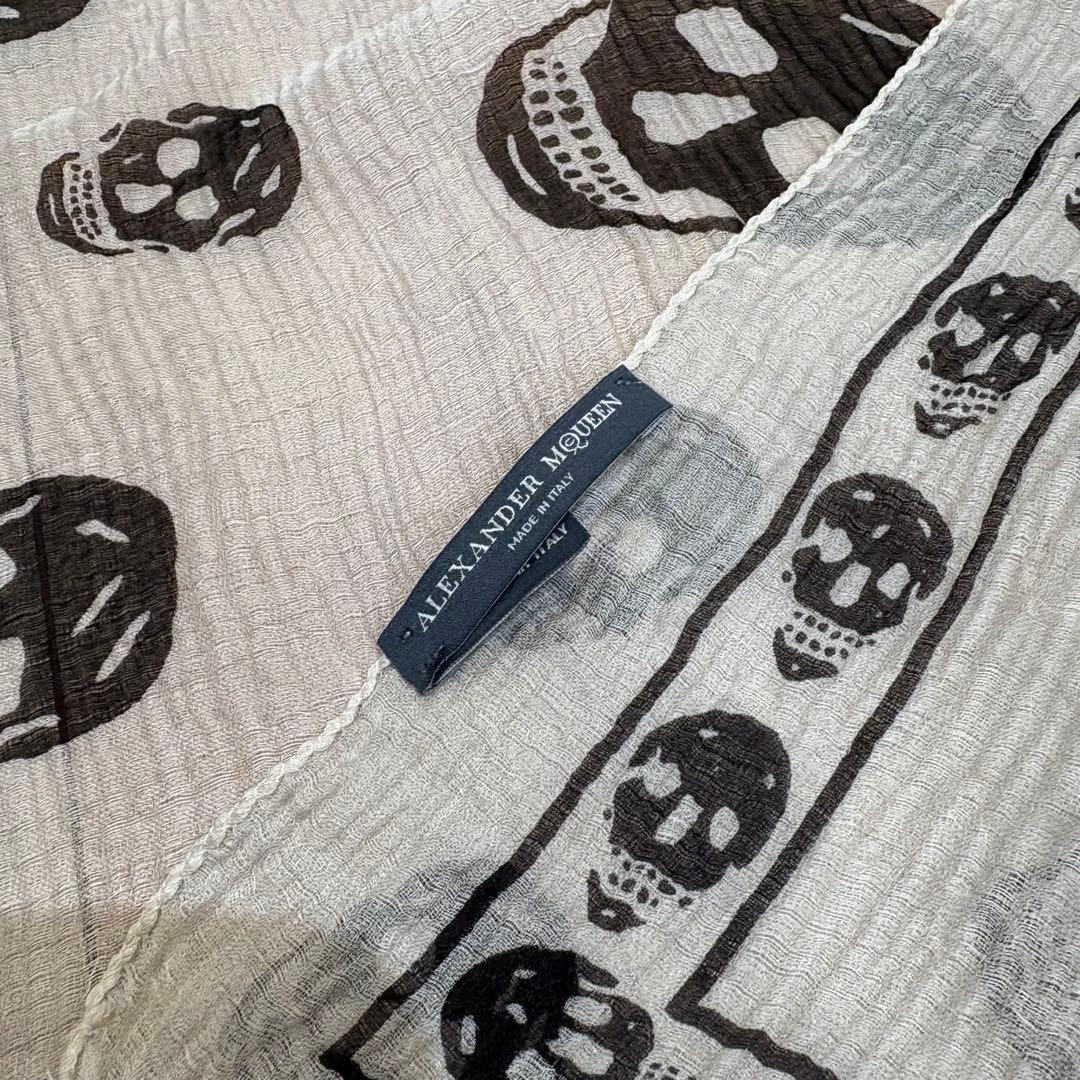 Alexander McQueen アレキサンダーマックイーン スカル スカーフ