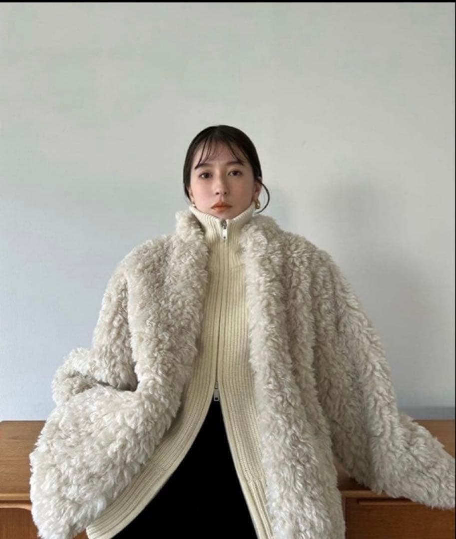 CLANE 田中みな実 CURL FUR SHORT COAT ファーコート