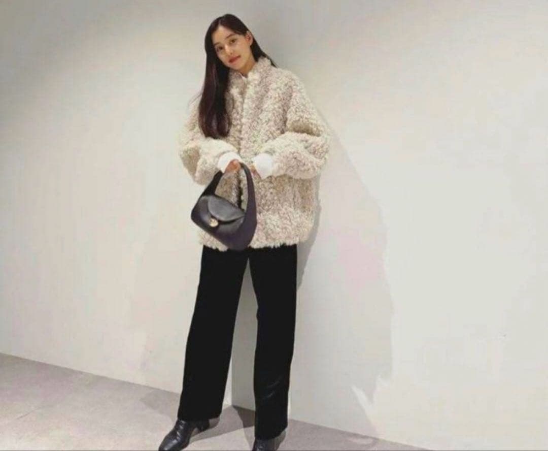 CLANE 田中みな実 CURL FUR SHORT COAT ファーコート