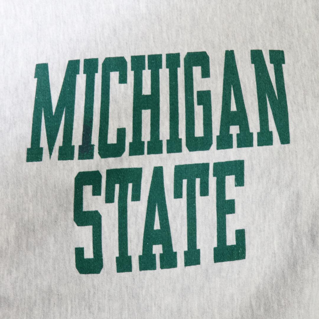 80s トリコタグ Champion リバース MICHIGAN STATE M