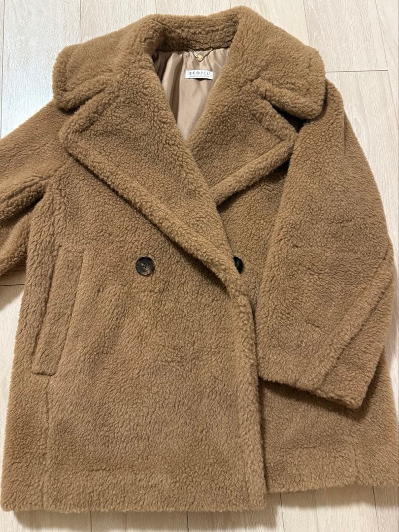 frayid ECOPELボアミドルコート