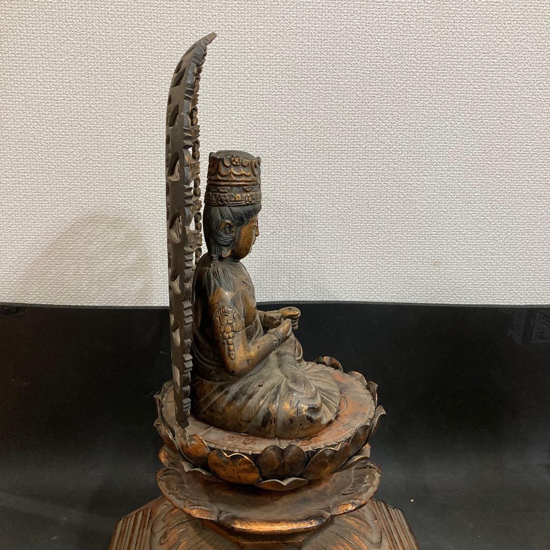 仏像　木彫　菩薩