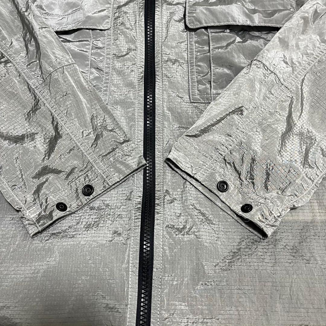 極美品STONE  ナイロン メタル ジャケット S~Mサイズ