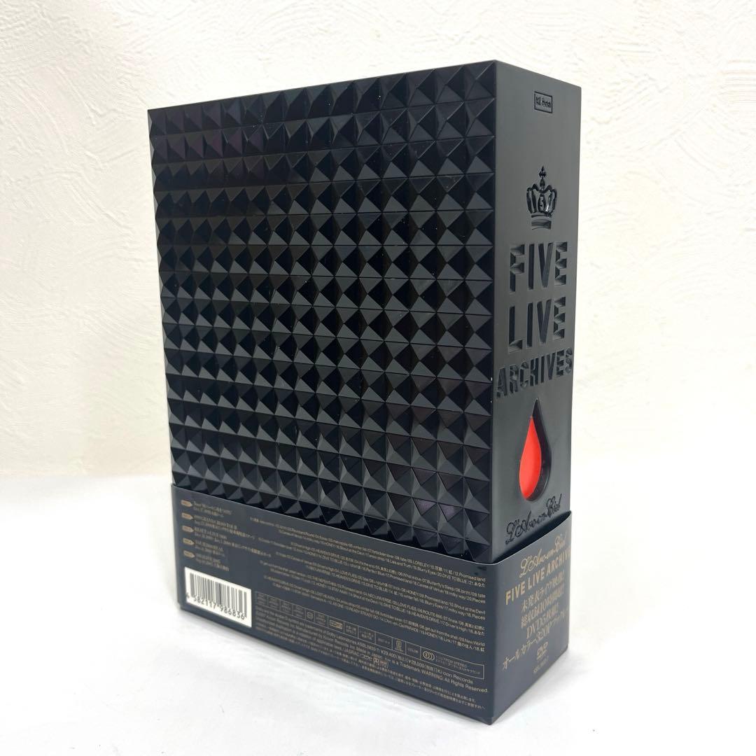 ★完全生産限定盤★FIVE LIVE ARCHIVES ラルク DVD5巻組
