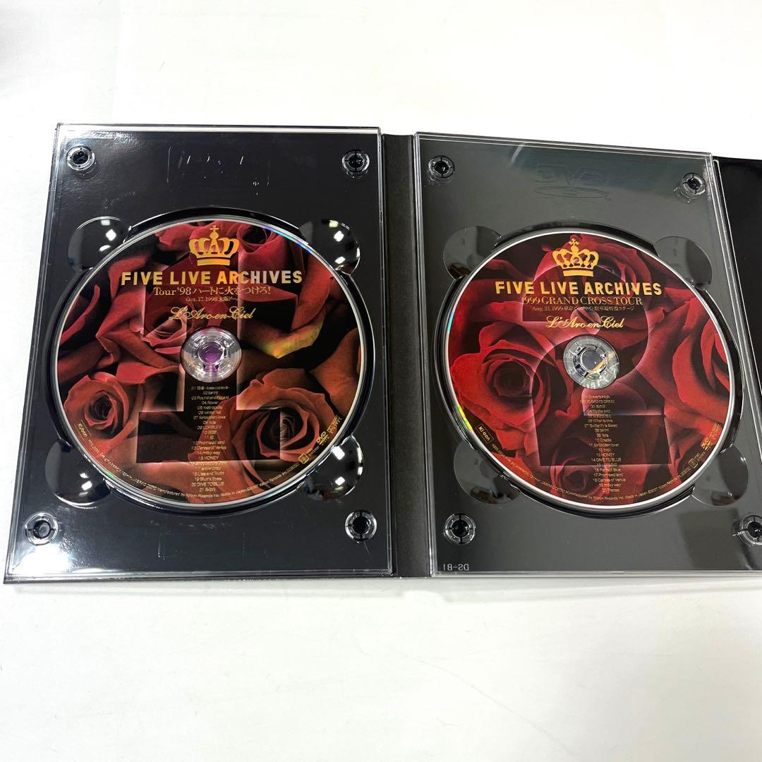 ★完全生産限定盤★FIVE LIVE ARCHIVES ラルク DVD5巻組