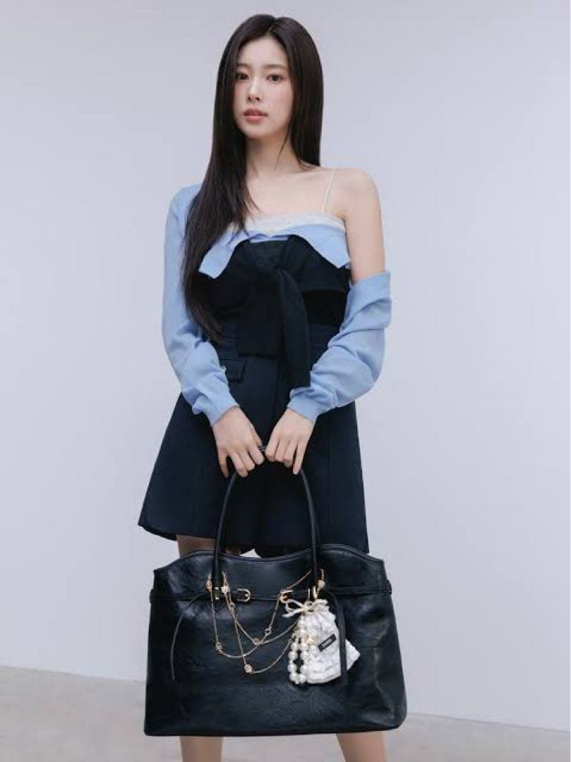 【本日限定】SNIDEL サマーツイードショートパンツ NVY