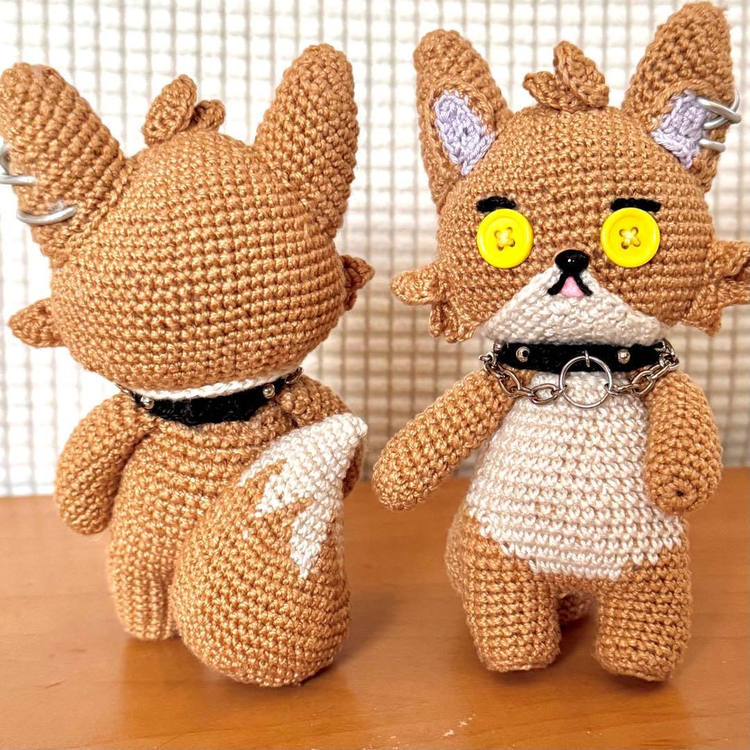 オーダー★あみぐるみ(3点)★インコ・キツネ