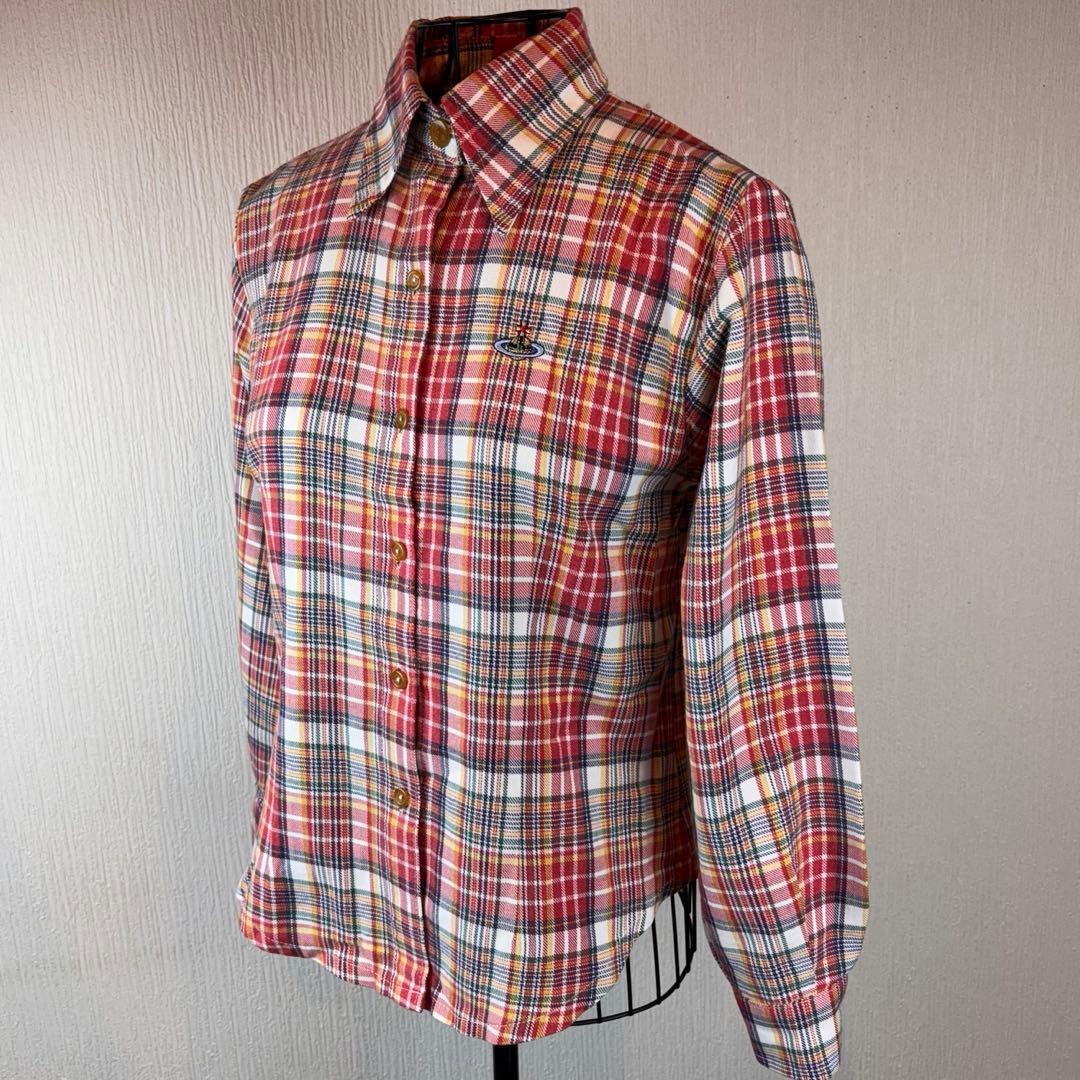 ★Vivienne Westwood RED LABEL★チェックシャツオーブ