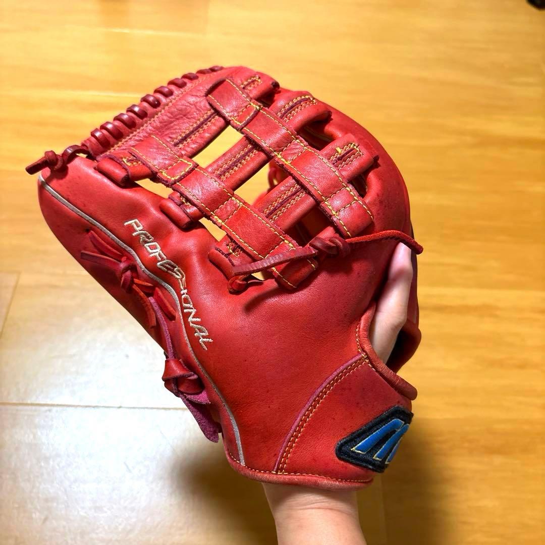 野球グローブ　ミズノ　軟式　左投げ　ビューリーグ　ビッグエム