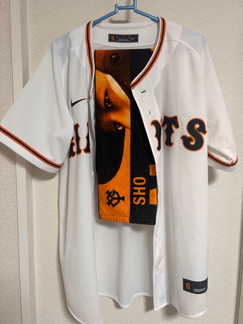 中田翔 NIKE 読売ジャイアンツ ユニフォーム Mサイズ 応援タオル付き