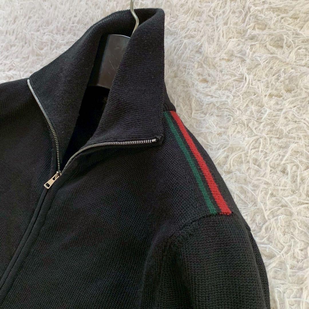 GUCCI　グッチ　シェリーライン　ドライバーズニット　ジップアップジャケット