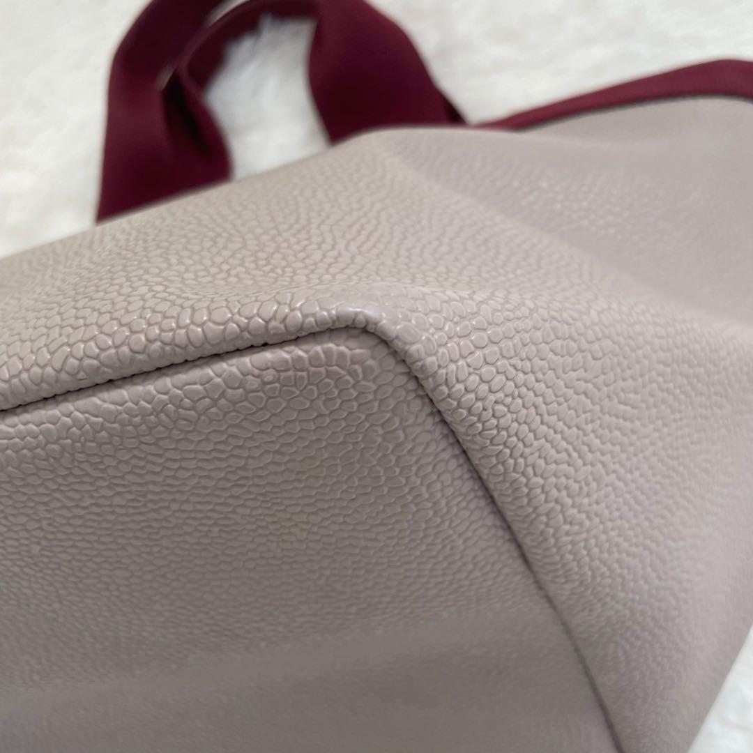 エルベシャプリエ 707GP(リュクス舟型トートM)マスティック ハンドバッグ