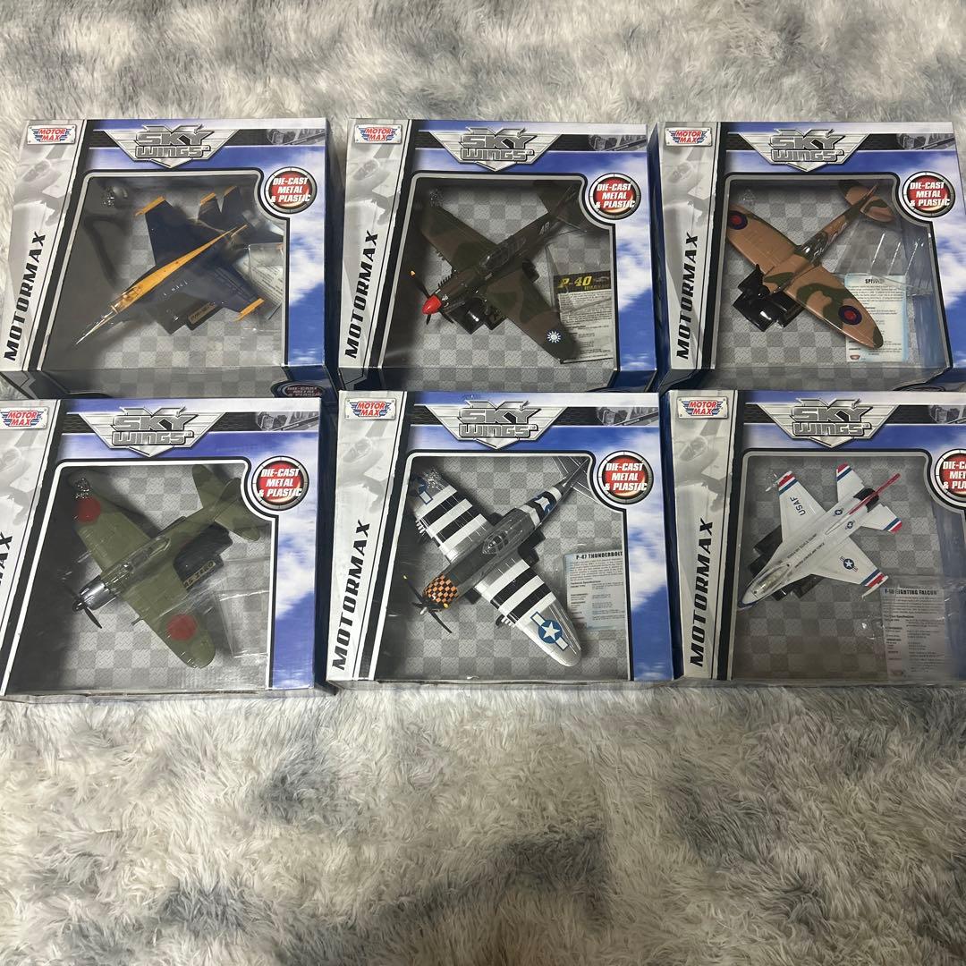 motor MAX 戦闘機模型　6機セット