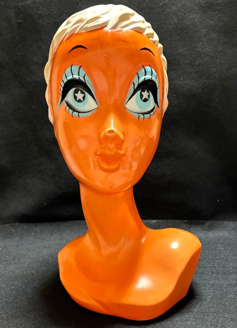 ツイッギー　ヘッドマネキン　ビンテージ　レトロ