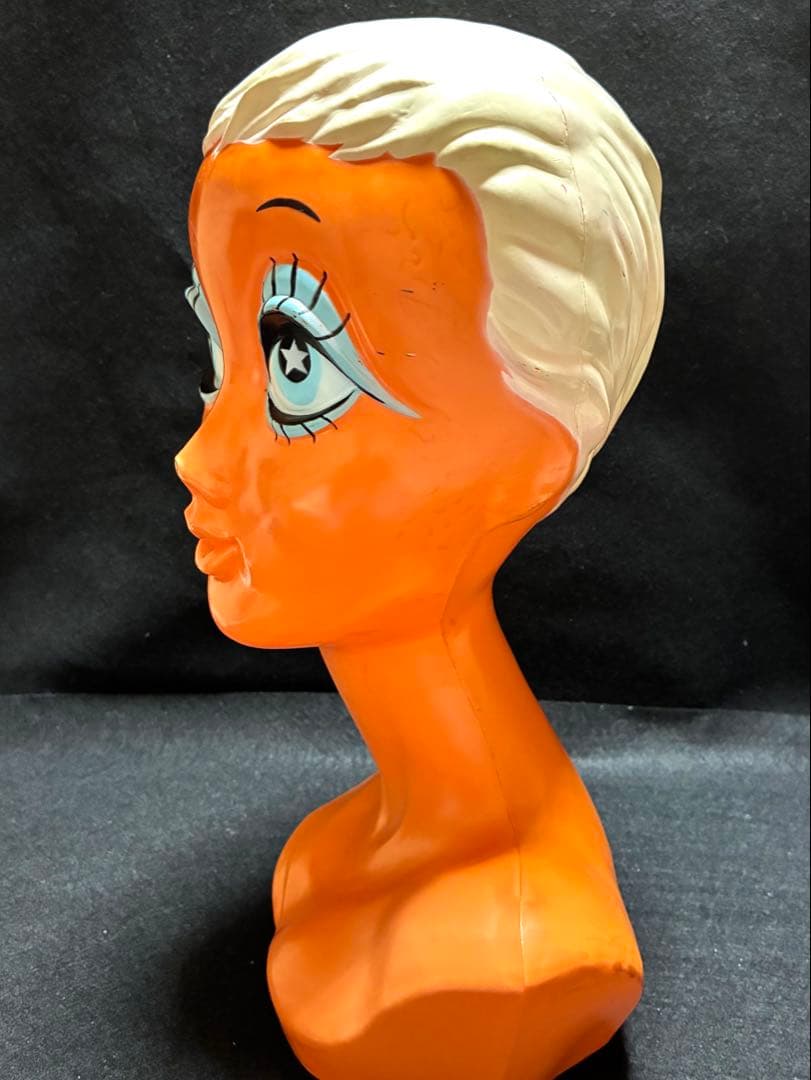 ツイッギー　ヘッドマネキン　ビンテージ　レトロ