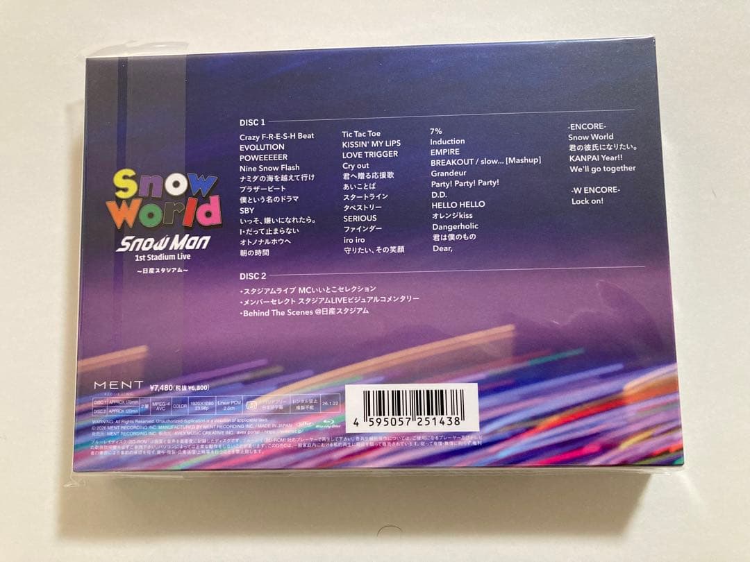 【新品未開封】Man  World 日産スタジアムBlu-ray