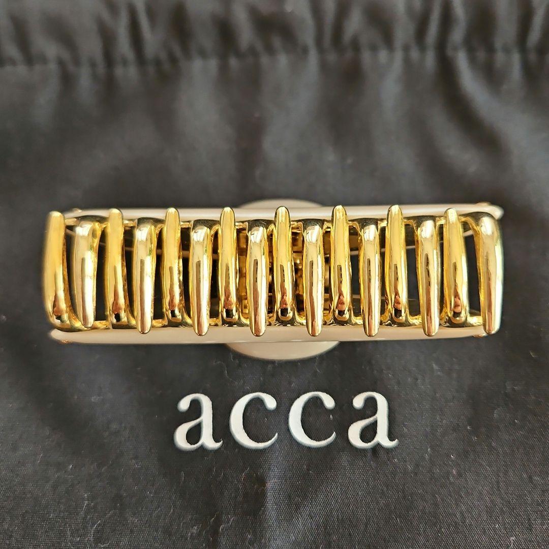 acca 美品✨ヘアクリップ&難ありヘアゴム2個セット