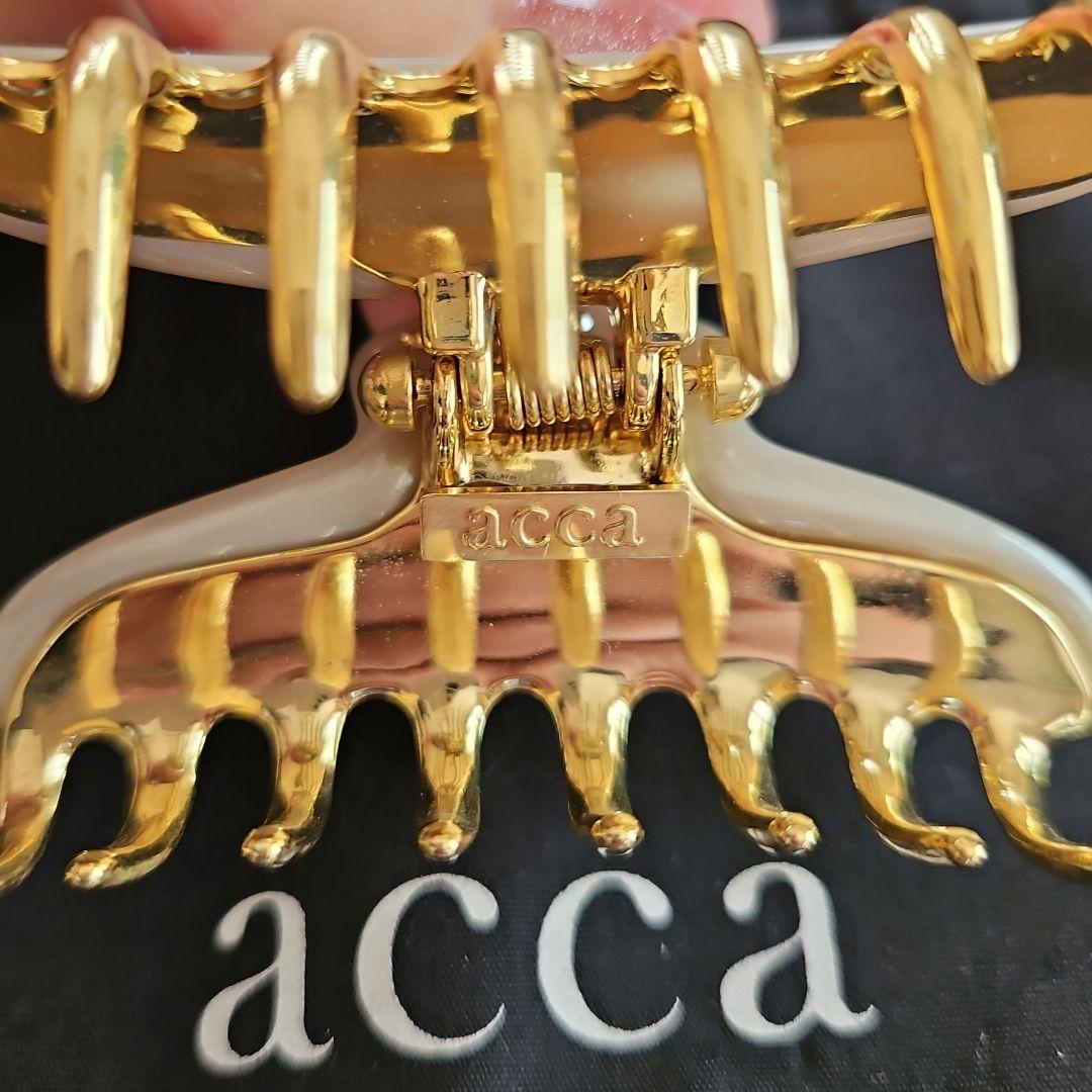 acca 美品✨ヘアクリップ&難ありヘアゴム2個セット