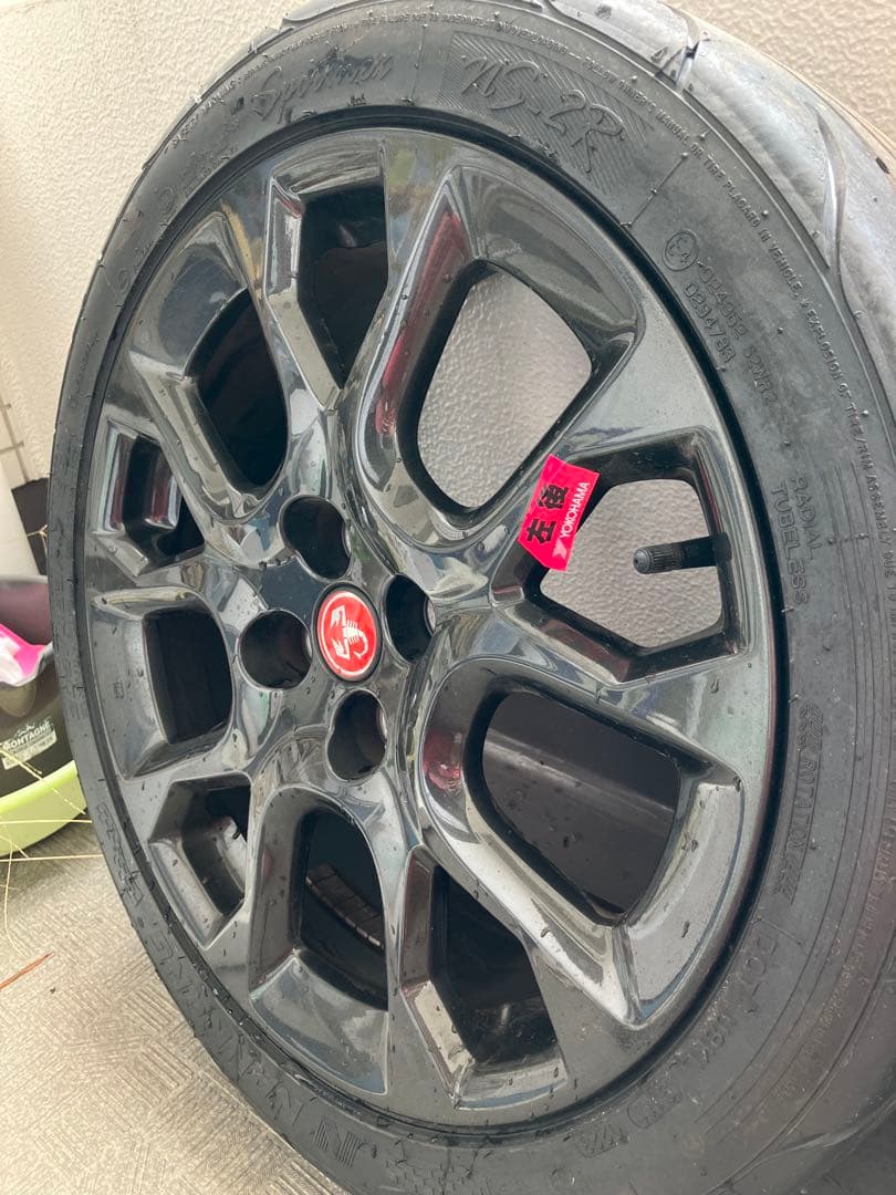 124スパイダーホイール 4本 17インチ 10分山 NS-2R Hiro