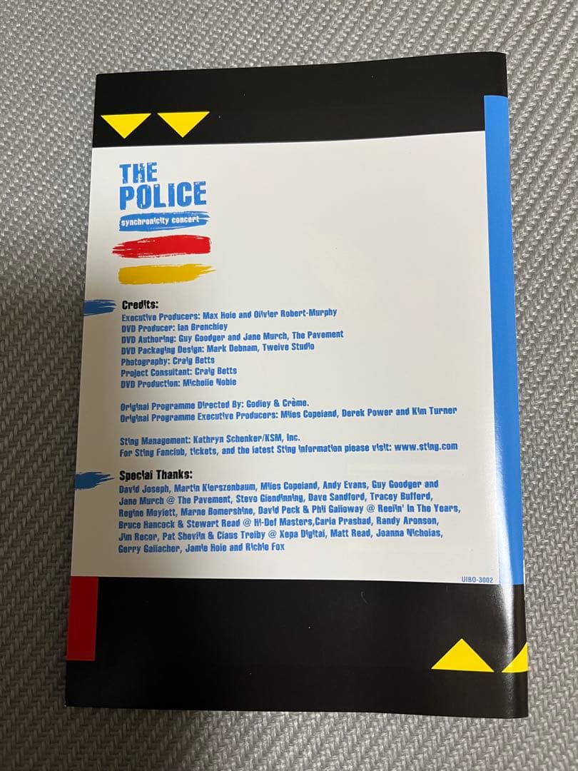 THE POLICE シンクロニシティ コンサート DVD