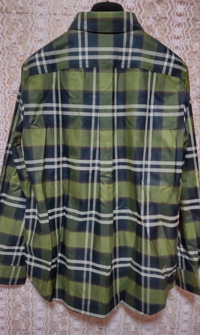 BURBERRY✨️オリーブグリーン・ チェックシャツ[タグ付き・未使用]